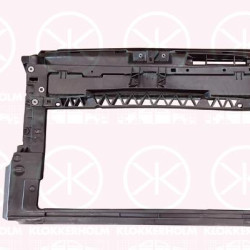 Radiator Support, for vehicles with air conditioning, Plastic, Full Body Section, 6R0 805 588 AF (VW), 6R0 805 588 J (VW), 6R0 805 588 M (VW), 6R0 805 588 N (VW), 6R0 805 588 P (VW)