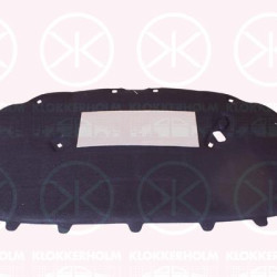 Engine Compartment Noise Insulation, Centre Section, Fitting Position: Bonnet, 6R0 863 831 B (VW), 6R0 863 831 C (VW)