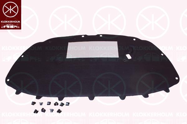 Engine Compartment Noise Insulation, Centre Section, Fitting Position: Bonnet, 1T0 863 831 B (VW)