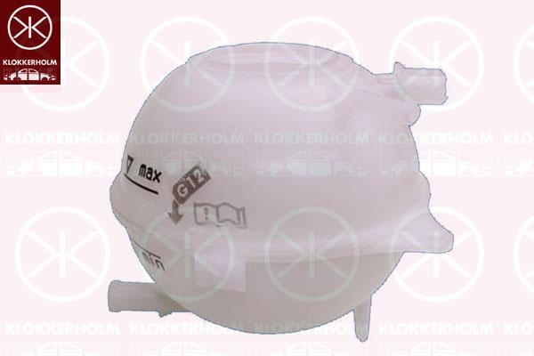 Expansion Tank, coolant, 6Q0 121 407 (VW), 6Q0 121 407 A (VW), 6Q0 121 407 B (VW), 6RU 121 407 (VW)