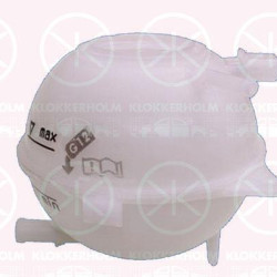 Expansion Tank, coolant, 6Q0 121 407 (VW), 6Q0 121 407 A (VW), 6Q0 121 407 B (VW), 6RU 121 407 (VW)