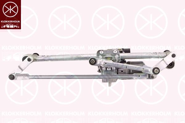 Window Cleaning System, Front, with electric motor, for left-hand drive vehicles, 6R1955023A (VW), 6R1955023B (VW), 6R1955023C (VW), 6R1955023C (SEAT), 6R1955023C (AUDI), 6R1955119 (VW), LD043SM (VW)