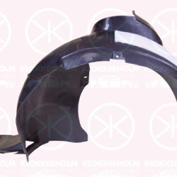 Liner, wheelhouse, Plastic, Right Front, with isolation tape, 6R0 809 958C (VW), 6R0809958F (VW)