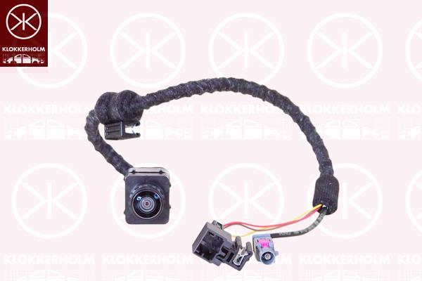 Rear View Camera, parking distance control, Rear Section, 2k5827566c (VW), 6RF980121 (VW)