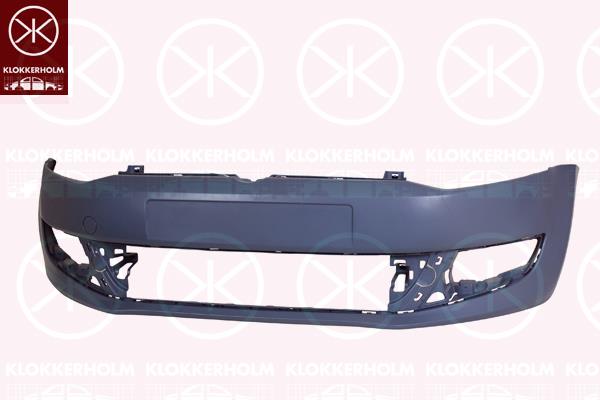 Bumper, w/primer, Front, 6R0 807 221R GRU (VW)