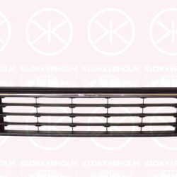 Ventilation Grilles, bumper, Front, not for trim level: Blue Motion , Centre Section, chrome/black, 6C0 853 671A 9B9 (VW), 6C0853671ARYP (VW)