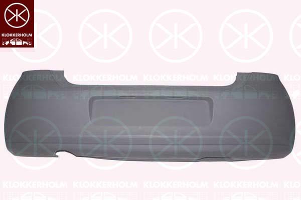 Bumper, Rear, w/primer, PR-0P2, 6R6 807 421BKGRU (VW)