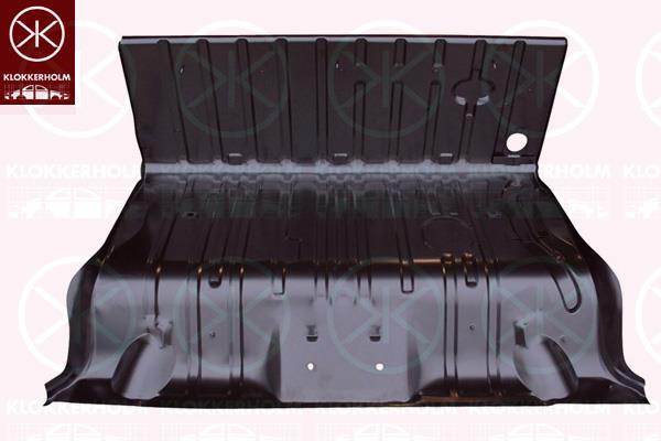 Body Floor, Full Body Section, Rear Section, Boot, 113 813 111BH (VW)