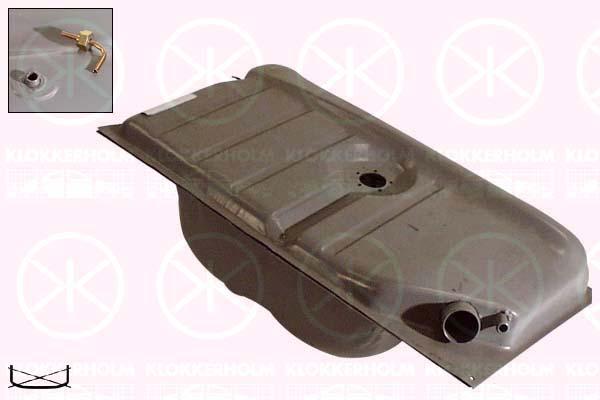 Fuel Tank, with gaskets/seals, 113 201 075AD (VW)