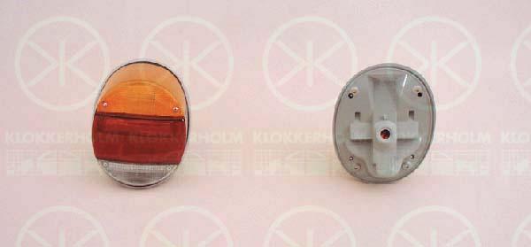 Tail Light Assembly, Left, Right, with bulb holder, not ECE approved, 113 945 097 (VW)