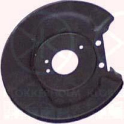 Splash Guard, brake disc, Front Axle, Diameter 1/Diameter 2 [mm]: 307/60, Zinc-coated, 113 407 165 (VW), 113 405 595 (VW)