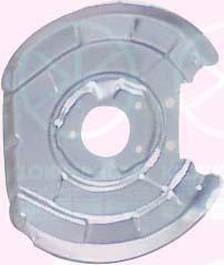 Splash Guard, brake disc, Front Axle Left, Front Axle Right, Diameter 1/Diameter 2 [mm]: 342/60, Zinc-coated, 113 407 165 (VW), 113 407 165A (VW)