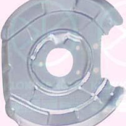 Splash Guard, brake disc, Front Axle Left, Front Axle Right, Diameter 1/Diameter 2 [mm]: 342/60, Zinc-coated, 113 407 165 (VW), 113 407 165A (VW)