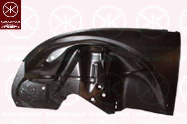 Inner Wing Panel, Full Body Section, Left Front, 133 809 021K (VW), 135 809 021A (VW), 135 809 021B (VW)