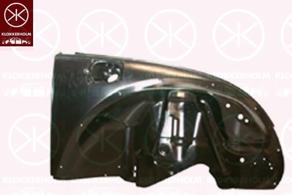 Inner Wing Panel, Full Body Section, Right Front, 133 809 022K (VW), 135 809 022A (VW), 135 809 022B (VW)