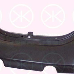 Rear Panel, Full Body Section, Exhaust System: Duplex (1 le./1 ri.), BAA 813 301A (VW)