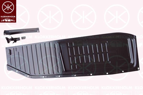 Body Floor, with holder, Full Body Section, Left, Sheet Strength [mm]: 1.2, 111 701 061N (VW), 113 701 0592 (VW)