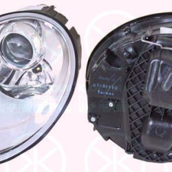 Headlight, H7/H7, with motor for headlamp levelling, Left, Illuminance [lx]: 20, 1C0 941 029M (VW)