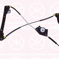 Window Regulator, OE-type, without electric motor, Electric, Left, 1C0 837 655A (VW), 1C0 837 655C (VW)