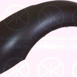 Wing, Plastic, Left Front, without hole for direction indicator, 1C0 821 103F GRU (VW)