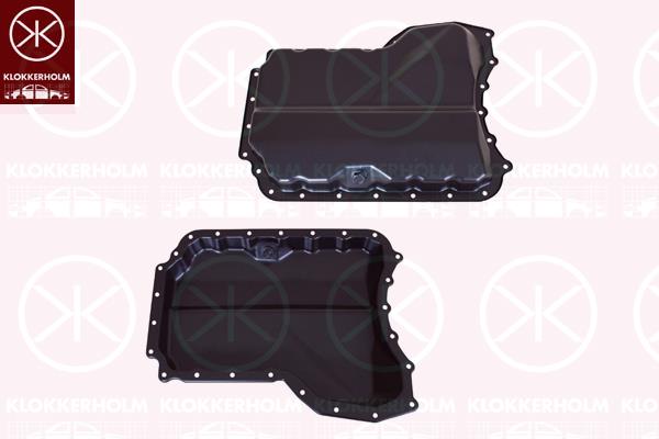 Oil Sump, Steel, 07K 103 600A (VW), 07K 103 600A (AUDI), 07K103600A (SKODA), 07K103600A (SEAT)