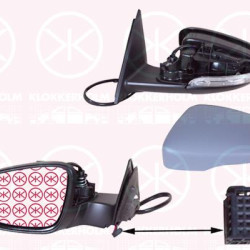 VW Beetle Veidrodis, Left, for electric mirror adjustment, Electronically foldable, Number of pins: 8, with indicator, Heatable, w/primer, Aspherical, SMR, 5C5 857 507C (VW), 5C5 857 521B (VW), 5C5 857 507C 9B9 (VW), 5C5 857 522C (VW), 5C5 857 507F 9B9 (VW), 5C5 857 507R 9B9 (VW), 5C6 857 537A GRU (VW), 5C5857507C 9B9 (VW), 5C5857507F 9B9 (VW)