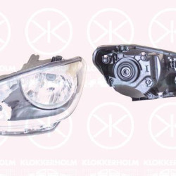 Headlight, H4, Left, Illuminance [lx]: 25, Housing Colour: chrome, without motor for headlamp levelling, 1S1 941 015J (VW), 1S1 941 015L (VW), 1S1 941 015N (VW)