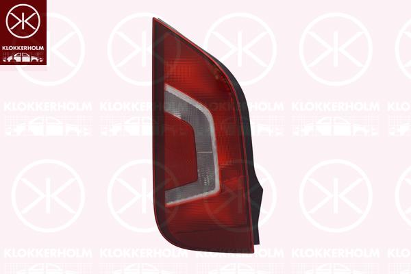 Tail Light Assembly, Left, with bulb holder, ULO, 1S0 945 095D (VW), 1S0 945 095F (VW), 1S0 945 095G (VW)