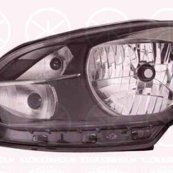 Headlight, H4, Left, Illuminance [lx]: 17.5, Housing Colour: black, with motor for headlamp levelling, 1S1 941 015H (VW), 1S1 941 015K (VW), 1S1 941 015M (VW)