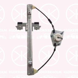 Window Regulator, 3-drs, without electric motor, Electric, Left Front, 1S3 837 461A (VW)