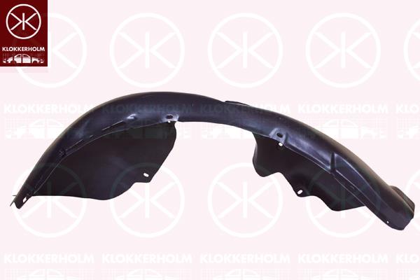 Liner, wheelhouse, Plastic, Left Front, not for trim level: GTI, 1S0 809 961 F (VW), 1S0 809 961 F (SKODA), 1S0809961F (SEAT)