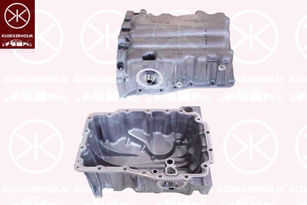 Oil Sump, Aluminium, 04C103601D (VW), 04C103601K (VW), 04C103601K (VAG), 04C103601K (SKODA), 04C103601K (SEAT), 04C103603D (VW), 04C103603K (VW)