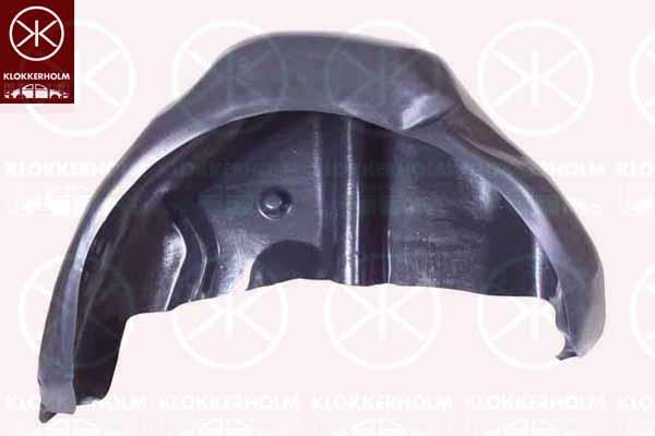 Liner, wheelhouse, Plastic, Left Rear, 1S0 810 971 B (VW), 1S0810971B (SKODA), 1S0810971B (SEAT), 1S0810971C (VW)