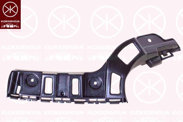 Mounting Bracket, bumper, Left Rear, 1S6 807 393 A (VW), 1S6 807 393 C (VW), 1S6 807 393 D (VW)