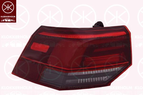 VW Golf 8 Galinis žibintas, Right, Outer section, LED, AL, 5H0945096B (VW), 5H0945096B (VAG)