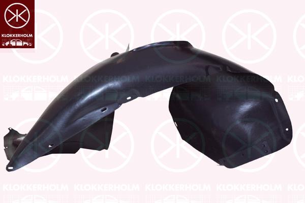 Liner, wheelhouse, Plastic, Left Front, 1K8 805 911A (VW)