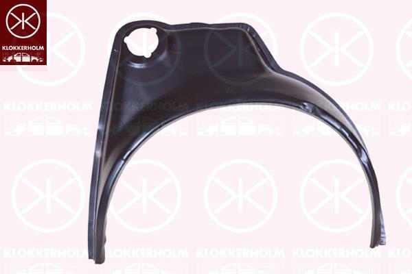 Wheelhouse, Outer section, Right Rear, Full Body Section, 155 803 436A (VW), 155803436E (VW), 171803436A (VW), 171803436C (VW)