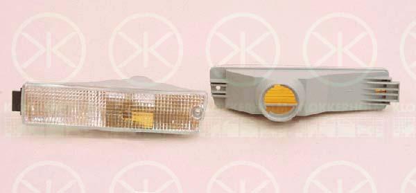 Direction Indicator, without bulb holder, white, Left, not ECE approved, 191 953 155F (VW)