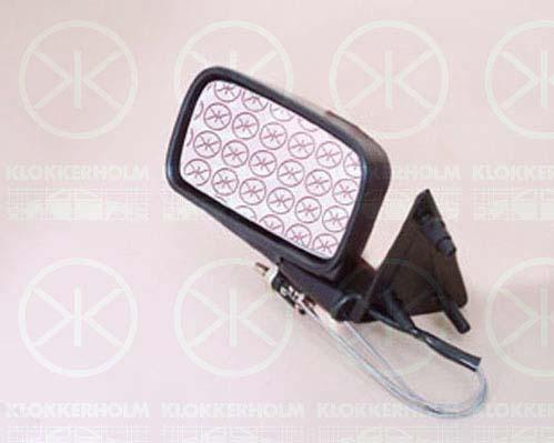 Exterior Mirror, Control: cable pull, Convex, Right, 191 857 508A (VW)