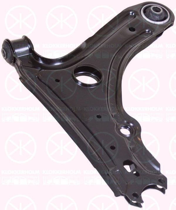 Control/Trailing Arm, wheel suspension, with bush, without ball joint, Front Axle both sides, Control Arm, 191 407 151B (VW), 191407153A (VW)