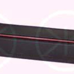 Bumper, Rear, with trim strip, red, 191 807 301F QS1 (VW)