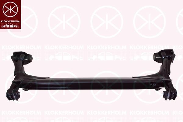 Axle Beam, 2WD, not for ABS, Torsion bars [number]: 1, with reinforcement, with bush, Rear Axle, 1H0 500 051 E (VW), 1H0 500 051 G (VW), 1H0 500 051 Q (VW), 1H0500051E (VW), 1H0500051G (VW)