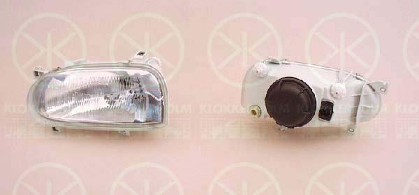 Headlight, Illuminance [lx]: 20, H4, Saturnus, for vehicles with headlight levelling, for vehicles without headlight levelling, Right, 1H6 941 018A (VW), 1H6 941 018AL (VW), 1H6 941 018AM (VW), 1H6 941 018AN (VW), 1H6 941 018R (VW), 1H6941018 (VW), 1H6941018AB (VW), 1H6941018S (VW), 1H6941018AK (VW), 1H6941018K (VW)