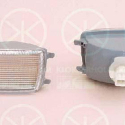 Direction Indicator, with bulb holder, white, Left, 1H0 953 049D (VW), 1HO 953 155A (VW)