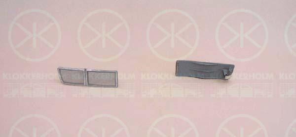 Eyelid, front fog light, for vehicles without front fog light, Left Front, 1H0 941 777 (VW), 1HO 941 777 (VW)