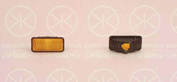 Direction Indicator, without bulb holder, yellow, not ECE approved, lateral installation, 1H0 949 101A (VW), 1H0949101 (VW)