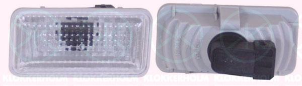 Direction Indicator, with bulb holder, white, lateral installation, 3A0 949 101 (VW)