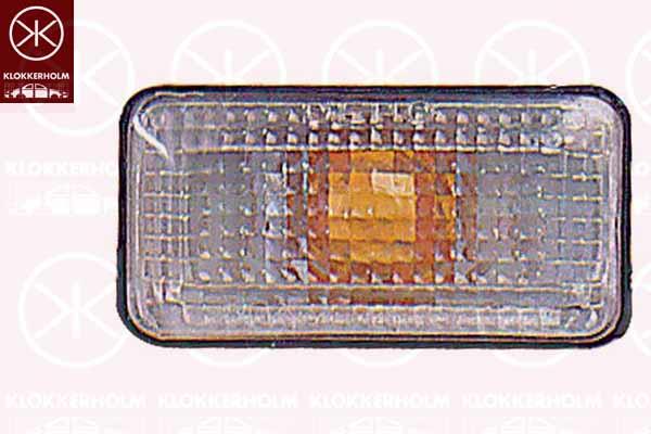 Direction Indicator, without bulb holder, white, lateral installation, 1H0949101B (VW)