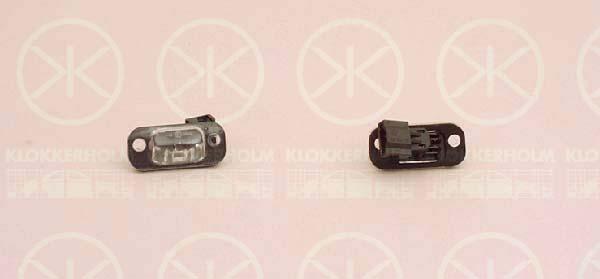 Licence Plate Light, with bulb holder, 1H6 943 021 (VW), 1H6 943 021D (VW), 1H6943021B (VW)