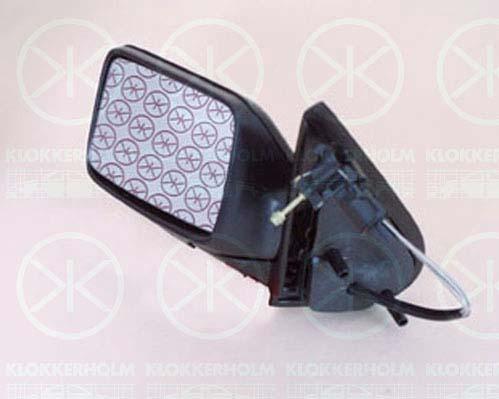 Exterior Mirror, Control: cable pull, Convex, Right, 1H1 857 508 01C (VW)